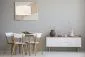 Lampa wisząca NATURAL CREAM 40 kremowa tkanina walec | MIRAT.