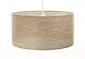 Lampa wisząca NATURAL BAMBOO 50 beżowa tkanina w stylu boho | MIRAT.