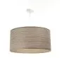 Lampa wisząca NATURAL FIBER 50 ciemnobeżowa w stylu natural | MIRAT.