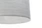 Lampa wisząca NATURAL SILVER 40 jasnoszara minimalistyczna walec | MIRAT.