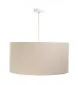 Lampa wisząca BOHO LEN 40 kremowa lniana tkanina | MIRAT.