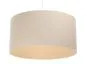 Lampa wisząca BOHO LEN 40 kremowa lniana tkanina | MIRAT.