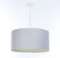 Lampa wisząca MODERN 40 szara/kremowa w kształcie walca I sklep meblowy MIRAT.