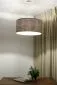 Lampa wisząca LEN LIGHT 210-50 ciemno beżowa lniana I sklep meblowy MIRAT.