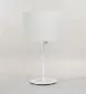 Lampa stołowa ERUTAN III kremowa z abażurem lnianym I sklep meblowy MIRAT.