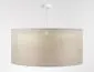 Lampa wisząca DUO LEN LIGHT 50 beżowa lniana I sklep meblowy MIRAT.