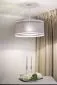 Lampa wisząca DUO LEN LIGHT 005-50 szara/beżowa pojedyncza I sklep meblowy MIRAT.