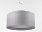 Lampa wisząca DUO LEN LIGHT 005-50 szara/beżowa pojedyncza I sklep meblowy MIRAT.