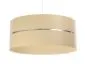 Lampa wisząca SIMPLY GLAMOUR 30 kremowa ze srebrnym paskiem do jadalni | MIRAT. w stylu  kolekcja