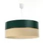 Lampa wisząca SIMPLY GLAMOUR 50 zielona/kremowa z tworzywa | MIRAT. w stylu  kolekcja