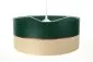 Lampa wisząca SIMPLY GLAMOUR 50 zielona/kremowa z tworzywa | MIRAT. w stylu  kolekcja