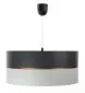 Lampa wisząca SIMPLY GLAMOUR 50 jasnoszara/ciemnoszara w stylu glamour | MIRAT.