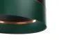 Lampa wisząca SIMPLY GLAMOUR 40 zielona/czarna z tworzywa PCV | MIRAT.