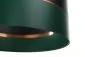 Lampa wisząca SIMPLY GLAMOUR 40 zielona/czarna z tworzywa PCV | MIRAT.