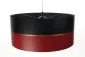 Lampa wisząca SIMPLY GLAMOUR 50 czerwona/czarna do jadalni | MIRAT.