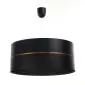Lampa wisząca SIMPLY GLAMOUR 40 czarna w stylu glamour | MIRAT.