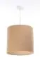 Lampa wisząca BOHO JUTA TUBA 50 beżowa nad stół minimalistyczna | MIRAT.