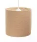 Lampa wisząca BOHO JUTA TUBA 50 beżowa nad stół minimalistyczna | MIRAT.