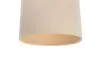 Lampa wisząca BOHO LEN TUBA 50 kremowa w stylu boho do jadalni | MIRAT.