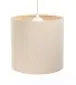 Lampa wisząca BOHO LEN TUBA 40 kremowa nad stół w stylu boho | MIRAT.