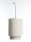 Lampa wisząca DUO LAMI LINE 25 kremowa/beżowa do salonu I sklep meblowy MIRAT.