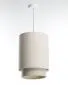 Lampa wisząca DUO LAMI LINE 25 kremowa/beżowa do salonu I sklep meblowy MIRAT.
