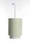 Lampa wisząca DUO LAMI LINE 25 zielona/kremowa minimalistyczna I sklep meblowy MIRAT.