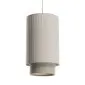 Lampa wisząca DUO LAMI LINE 20 kremowa/beżowa tuba I sklep meblowy MIRAT.