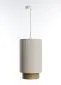 Lampa wisząca DUO LAMI LINE 20 kremowa/brązowa w stylu boho I sklep meblowy MIRAT.