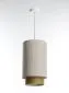 Lampa wisząca DUO LAMI LINE 20 kremowa/brązowa w stylu boho I sklep meblowy MIRAT.