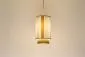 Lampa wisząca DUO LAMI LINE 20 kremowa/brązowa w stylu boho I sklep meblowy MIRAT.