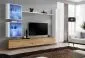 Meblościanka SWITCH XVIII wisząca nowoczesna na wysoki połysk | MIRAT. w stylu  kolekcja SWITCH