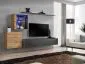 Meblościanka SWITCH XV wisząca z podświetleniem LED | MIRAT. w stylu  kolekcja SWITCH
