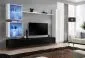 Meblościanka SWITCH XVIII wisząca nowoczesna na wysoki połysk | MIRAT. w stylu  kolekcja SWITCH