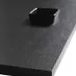 Szafka RTV KARL 3D 135cm wisząca/stojąca czarny mat ryflowana I sklep meblowy MIRAT. styl GLAMOUR, LOFT