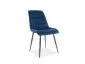 Krzesło CHIC VELVET granatowe z pikowaniami w stylu glamour | MIRAT. w stylu GLAMOUR, LOFT, SKANDYNAWSKI, VINTAGE kolekcja