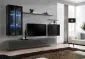 Meblościanka SWITCH XII na wysoki połysk z podświetleniem | MIRAT. w stylu  kolekcja SWITCH