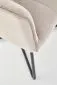 Krzesło K377 VELVET beżowe tapicerowane aksamitem | MIRAT.