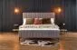 Łóżko FRANCESCA 160x200 jasnoszare dwuosobowe | MIRAT. styl LOFT