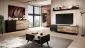 Komoda RANDOM KM-2 dąb/czarna w stylu loft | MIRAT. w stylu LOFT kolekcja RANDOM