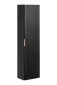 Szafka łazienkowa ADEL BLACK 80 35cm czarny mat ryflowane fronty I sklep meblowy MIRAT. styl LOFT, RYFLOWANY