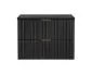 Szafka pod umywalkę ADEL BLACK 82 80cm czarny mat ryflowane fronty I sklep meblowy MIRAT. styl LOFT, RYFLOWANY