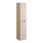 Szafka łazienkowa OCEAN BEIGE 80-01-2D 35cm dąb olejowany/beżowa wiszący słupek I sklep meblowy MIRAT. styl GLAMOUR
