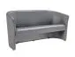 Szara tapicerowana trzyosobowa sofa do salonu nowoczesna TM-3