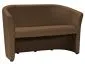 Jasno brązowa tapicerowana sofa dwuosobowa do salonu TM-2