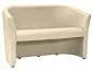 Kremowa sofa dwuosobowa do salonu nowoczesna TM-2