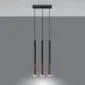 Lampa wisząca MOZAICA 3L czarny/miedź | sklep MIRAT kolekcja mozaica