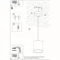 Lampa wisząca ORBIS 1 biały | sklep MIRAT  kolekcja orbis