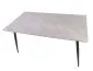 Stół ceramiczny Rion 130x70 cm szary marmur | MIRAT styl LOFT