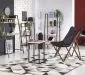 Regał NARVIK REG2 dąb sonoma czarny | MIRAT. styl LOFT kolekcja NARVIK HALMAR
